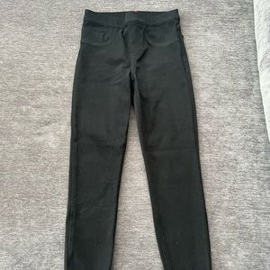 Spanx Jean-ish leggings ankle black petite S